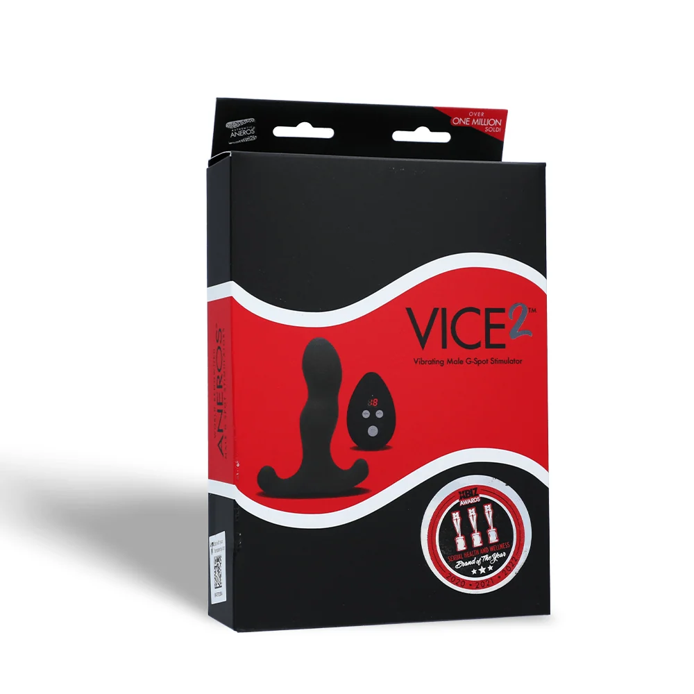 Aneros Vice 2 Hands-Free Vibrating Massager with Remote Control