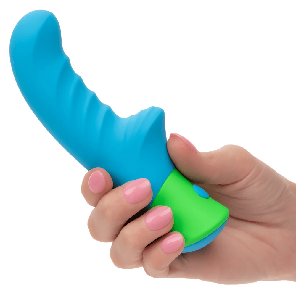 Rave Ridged-G G-Spot Vibrator with Textured Shaft