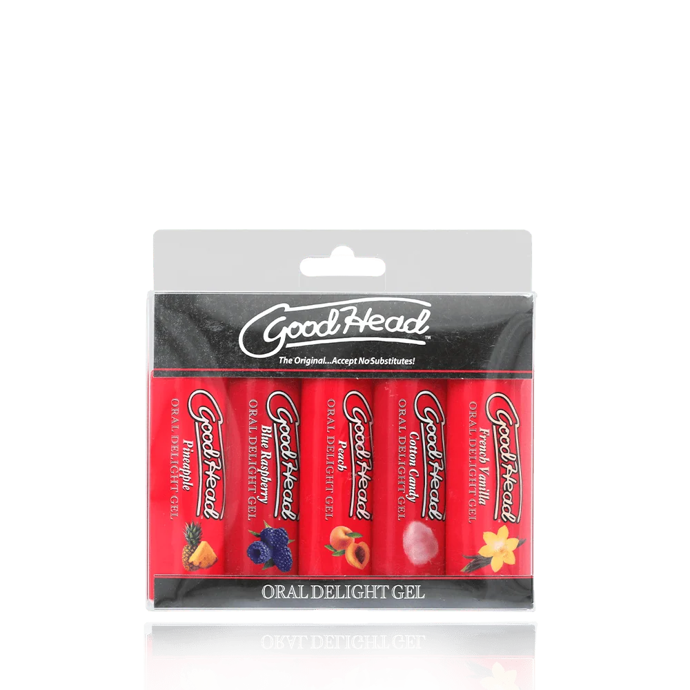 GoodHead Oral Delight Gel 5-Pack Cupcake Flavor Selection