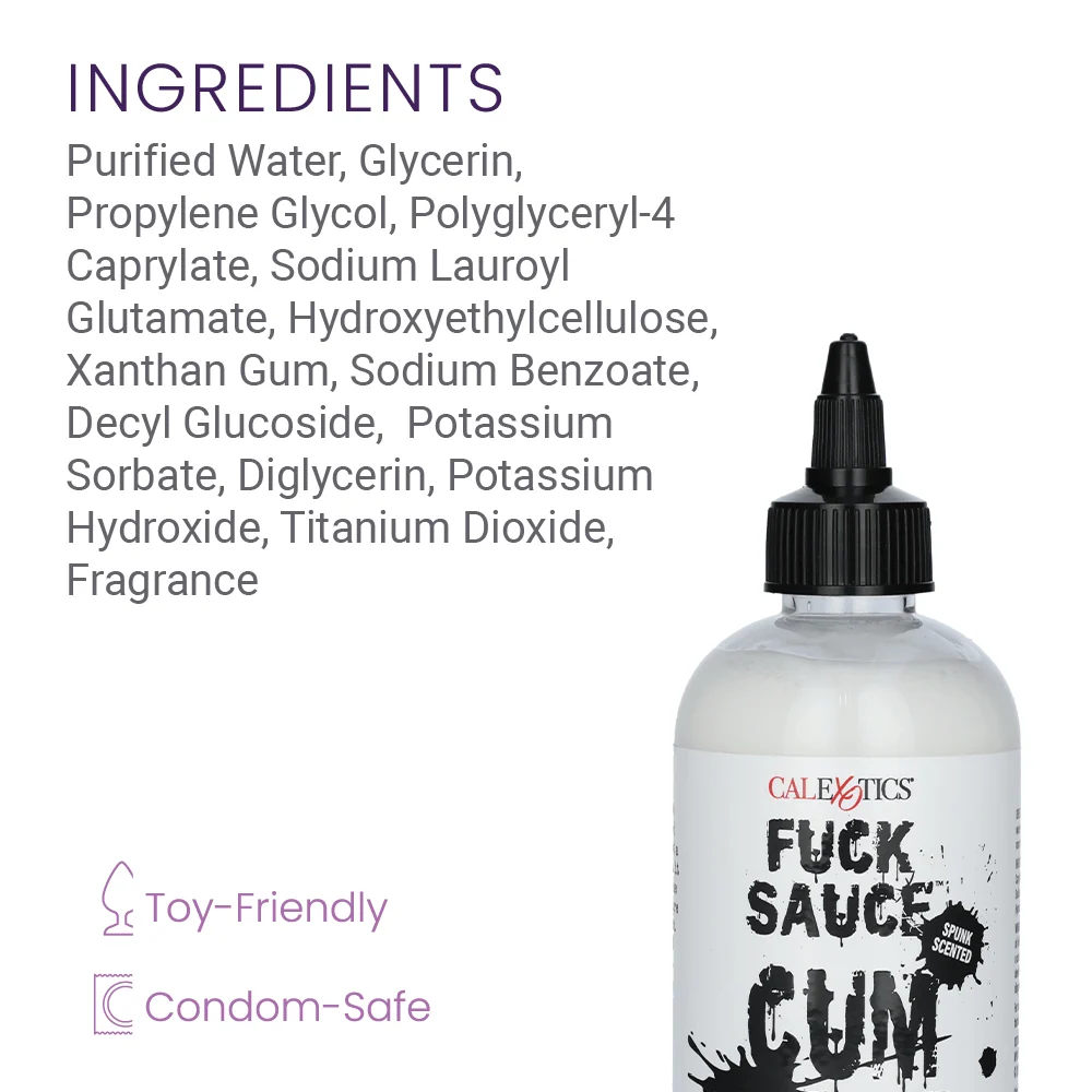 Fuck Sauce Cum Scented Water-Based Personal Lubricant 8oz