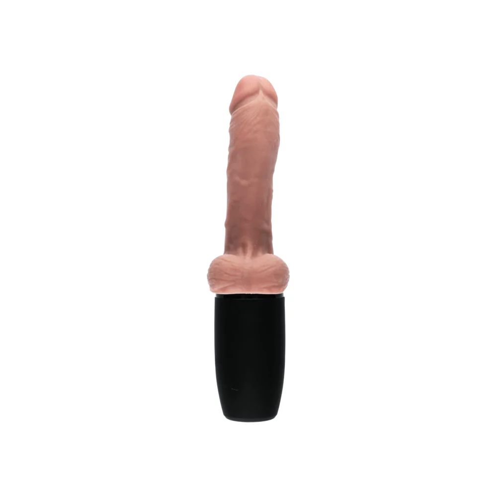 King Cock Plus 6.5 Inch Thrusting Cock with Balls, Warming and Vibrating
