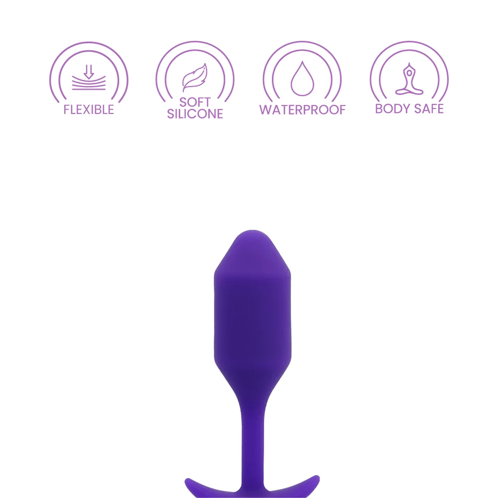 B-Vibe Snug Plug 小型加重硅胶肛塞