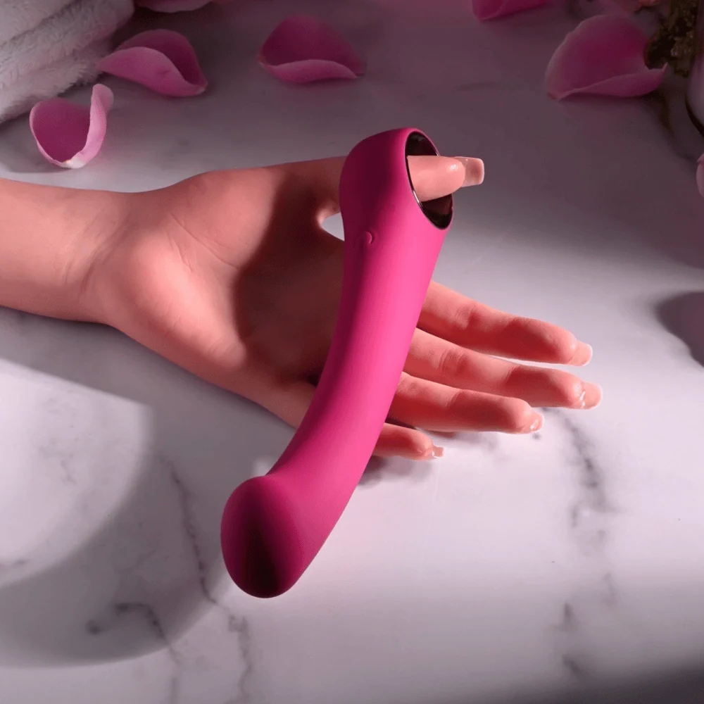 Evolved Pleasure Curve Pink G-Spot Vibrator with Flexible Shaft