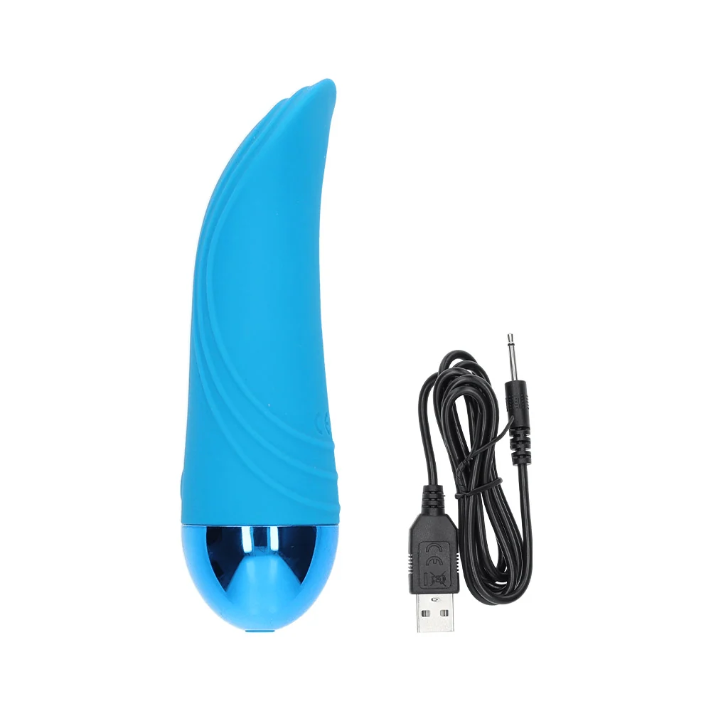 Tremble Tickle Curved Tongue Silicone Massager by California Exotic