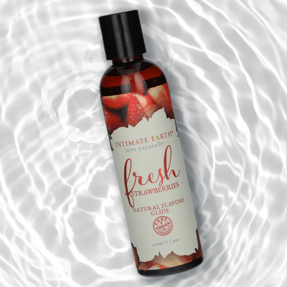 Intimate Earth Flavored Lubricant with Ripe Peach Taste