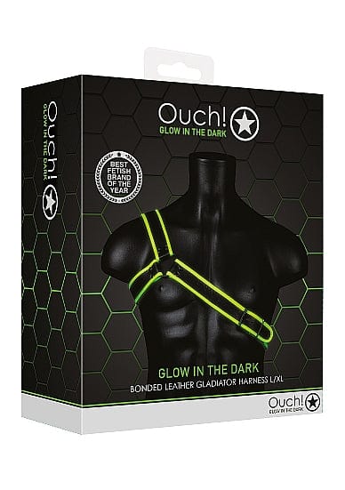 OUCH! Glow in the Dark Gladiator Harness Adjustable for All Body Types