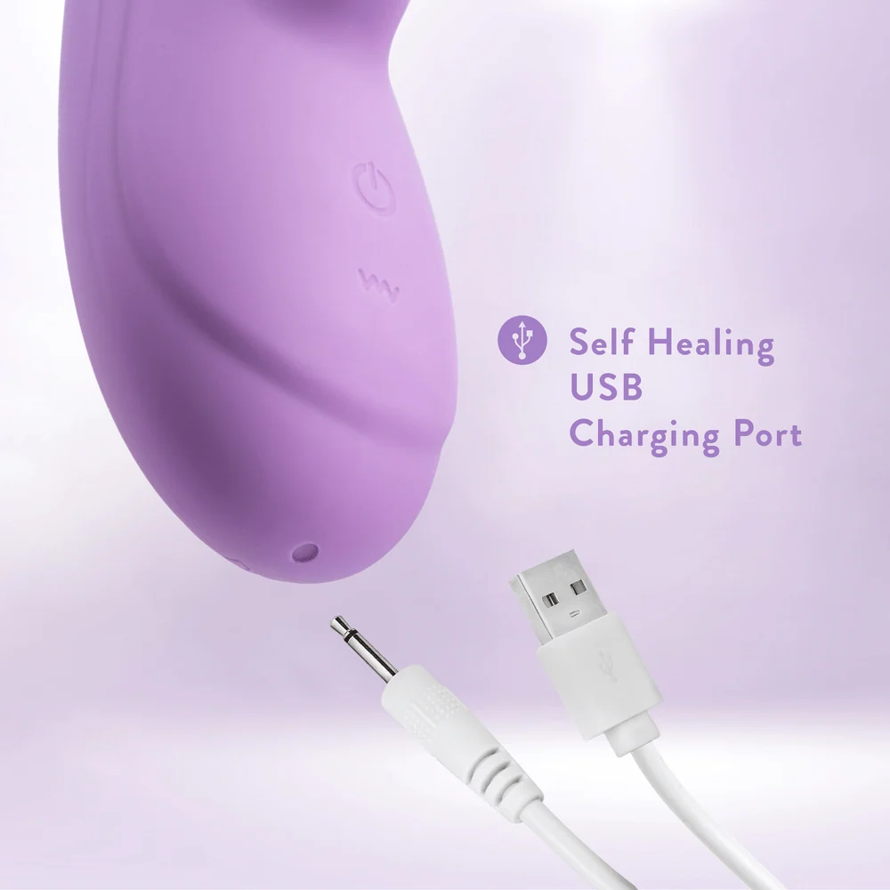 Blush Evelyn Purple Rabbit Vibrator with 10 Vibration Modes