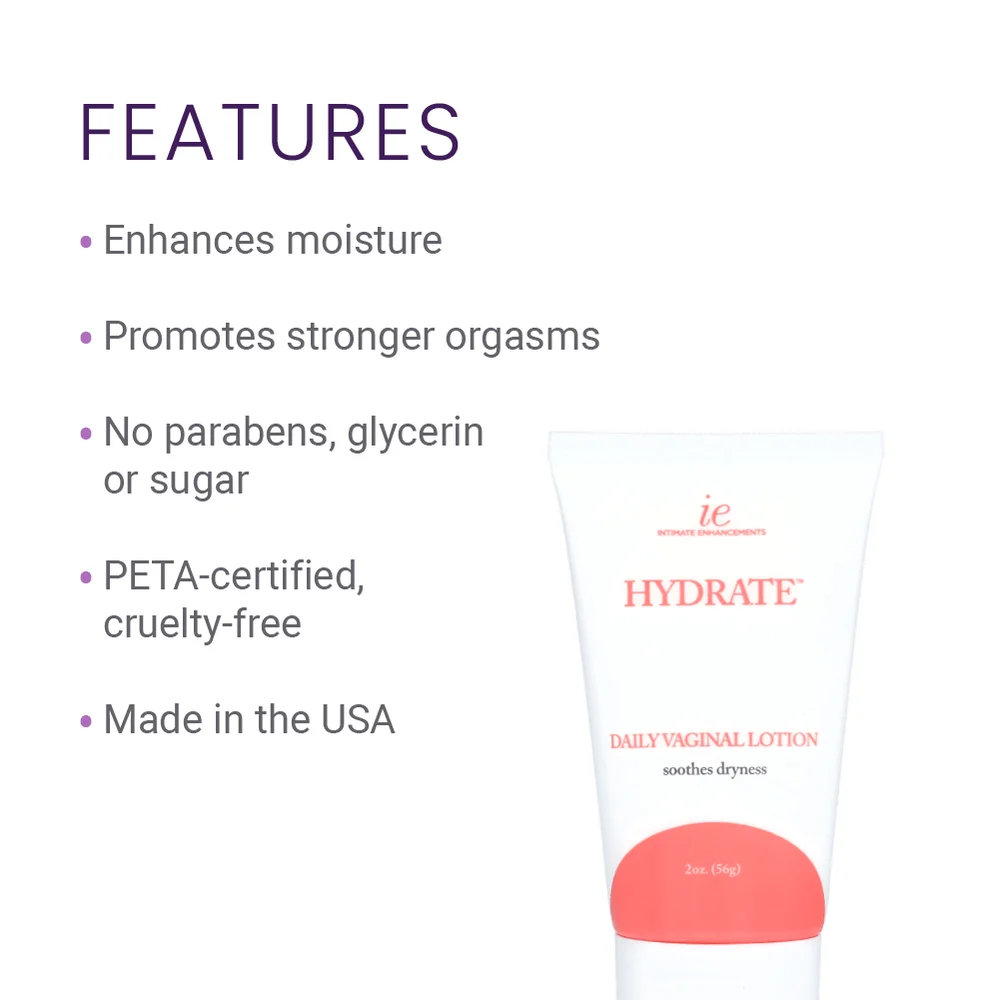 Intimate Enhancements Moisten Daily Vaginal Lotion for Everyday Comfort