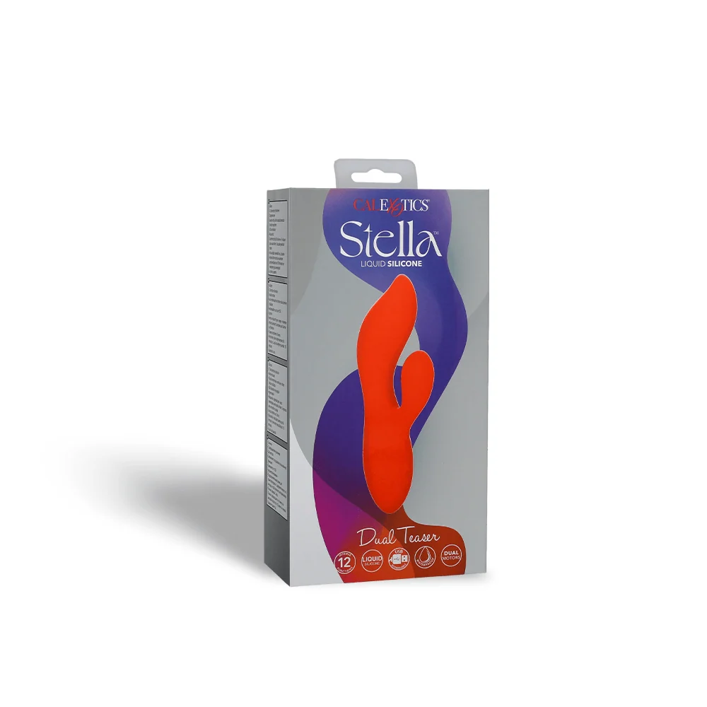 Stella 液态硅胶双重前戏器（12 种振动功能）