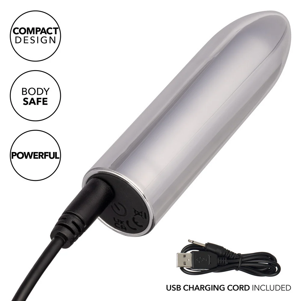 Turbo Buzz Classic 子弹振动器 — 10功能防水可充电刺激器