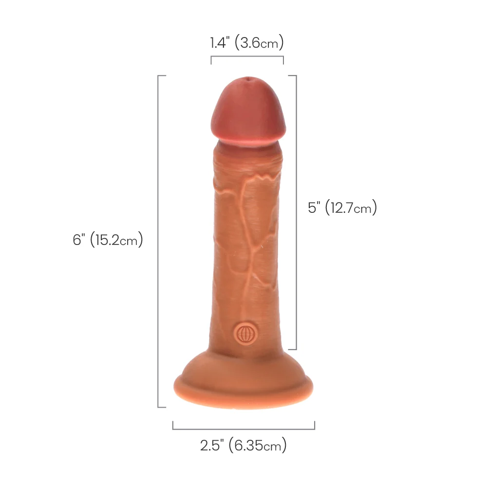 King Cock Elite Dual Density Vibrating Silicone Cock