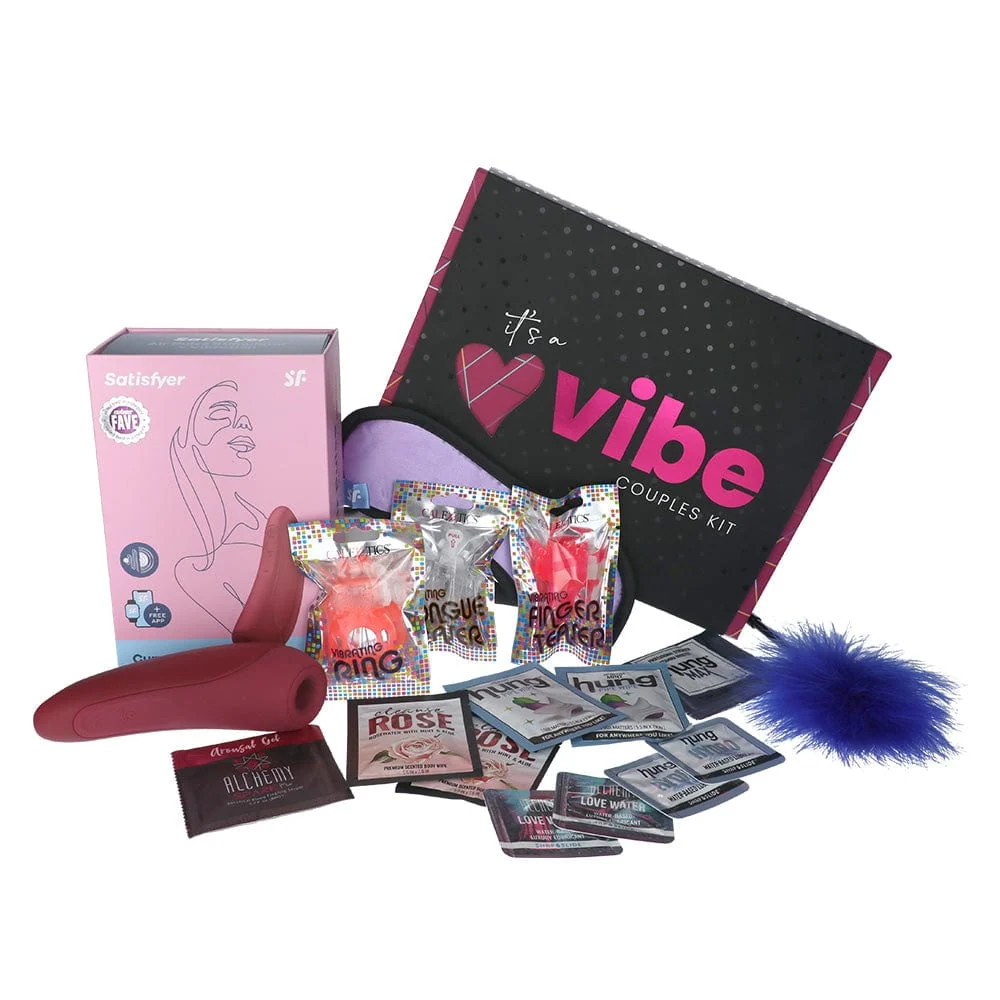 It's A Vibe 情侣卧室玩乐套装含震动器与润滑液