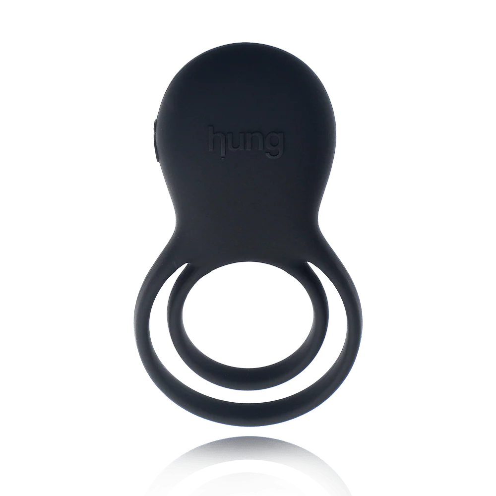 Hung Vibrating Double Ring with Remote Control