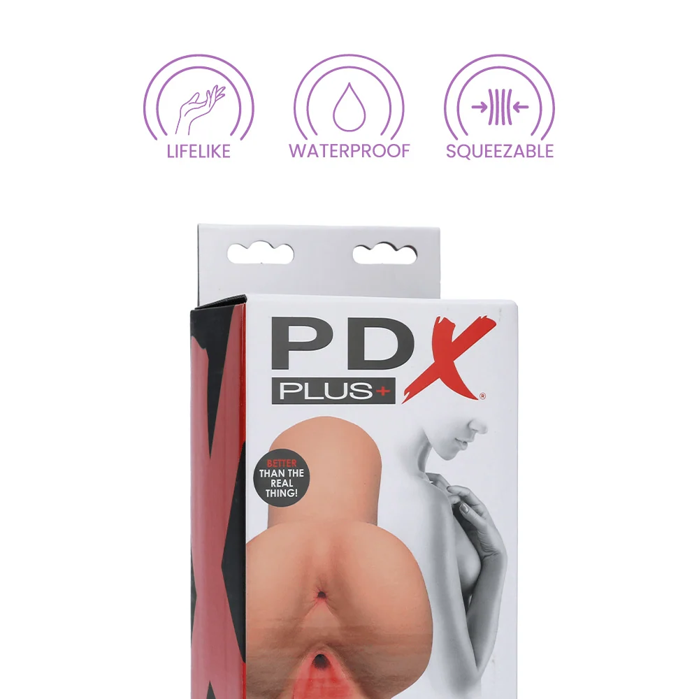 PDX PLUS Pick Your Pleasure Stroker in Fanta Flesh Material