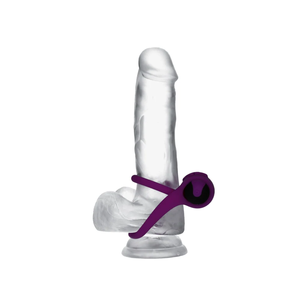 Bang! Remote Control Cock Ring With Two Stretchy Silicone Rings