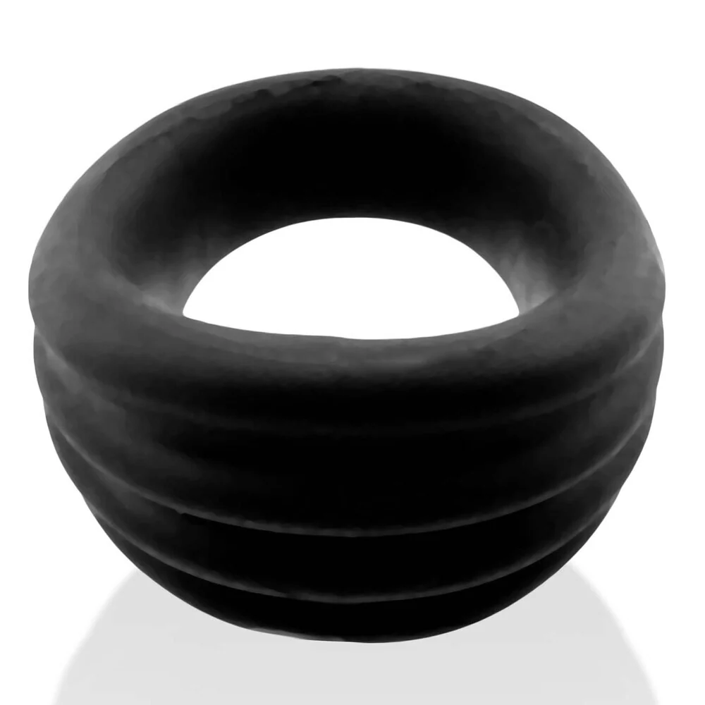 Oxballs Hunky Junk Black Expander Silicone Cock Ring