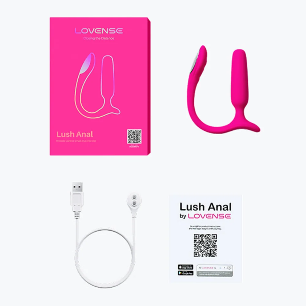 Lovense Lush Anal Small App-Controlled Butt Plug for Beginners