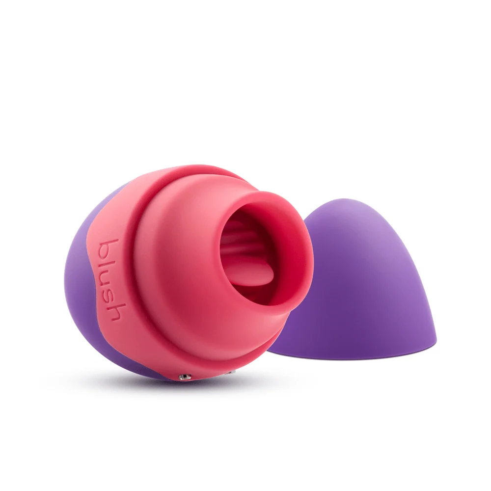 Blush Aria Flutter Tongue Purple Egg Vibrator with 7 Flicking Modes