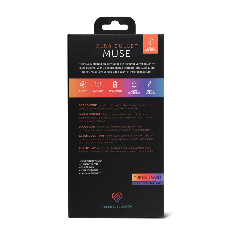 Nu Sensuelle Muse XLR8 Warming Bullet Vibrator