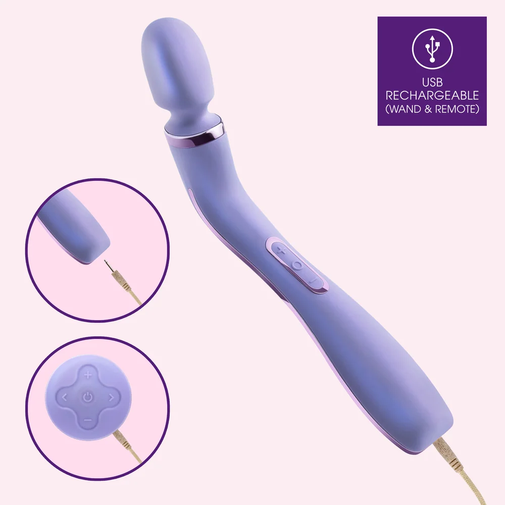 Blush Wellness Eternal Wand Silicone Rechargeable Vibrating Massage Wand