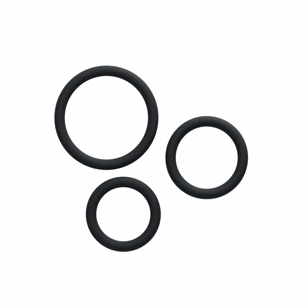 Brazzers O-Ringzz 3pc Silicone Cock Ring Set for Him