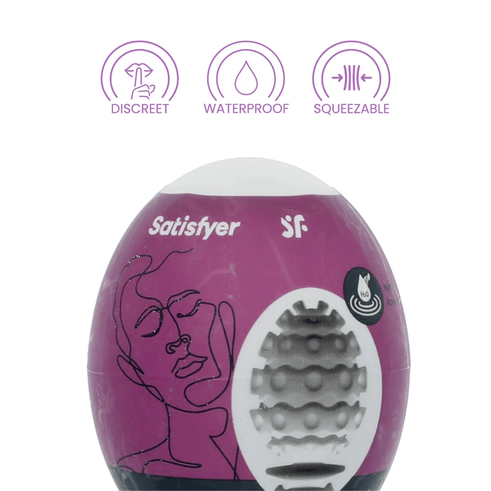 Satisfyer 飞机杯蛋 仿肤 Cyber-Skin 质感