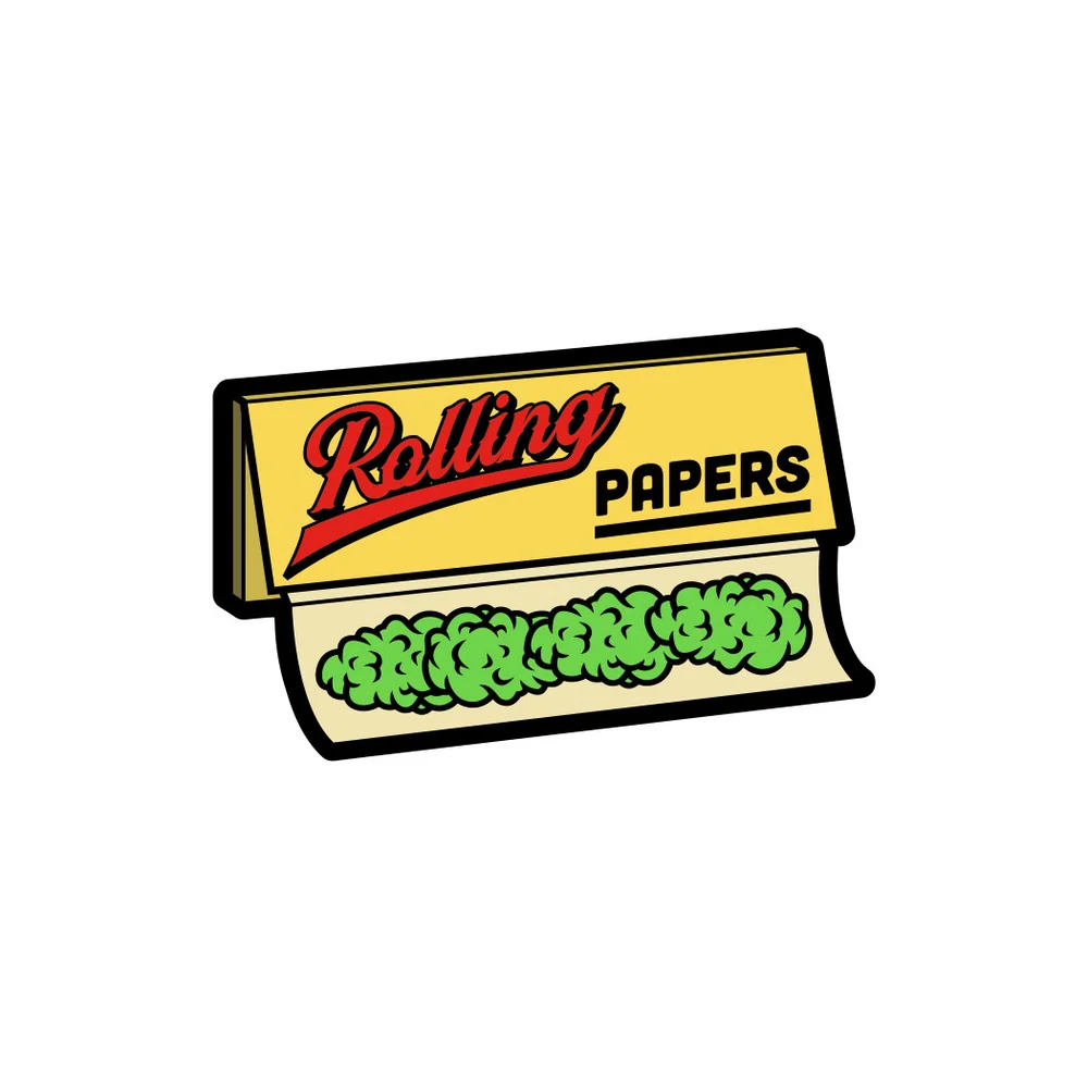 Rolling Papers Enamel Lapel Pin from WOOD ROCKET