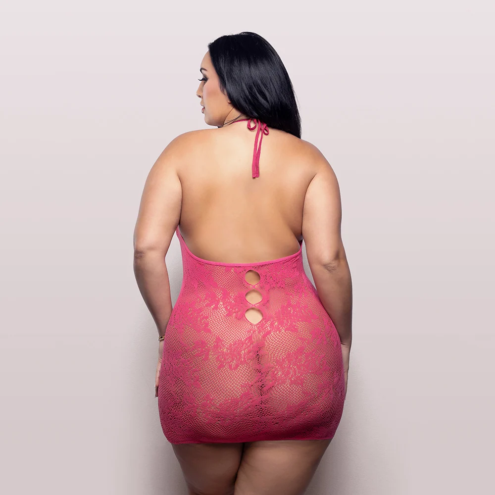 Fantasy Lingerie Call Me Baby Criss-Cross Halter Dress