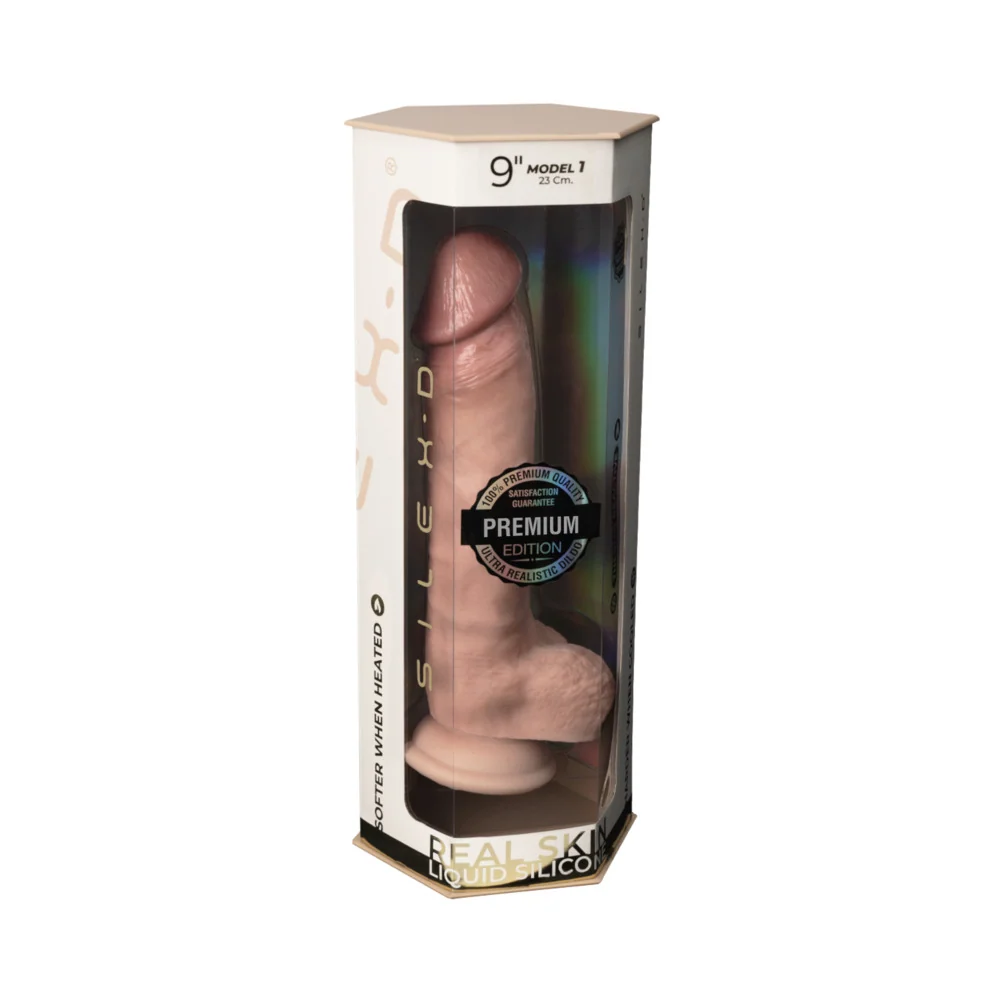 Silex-D Premium Real Skin Model 1 Thermoreactive Silicone Dildo
