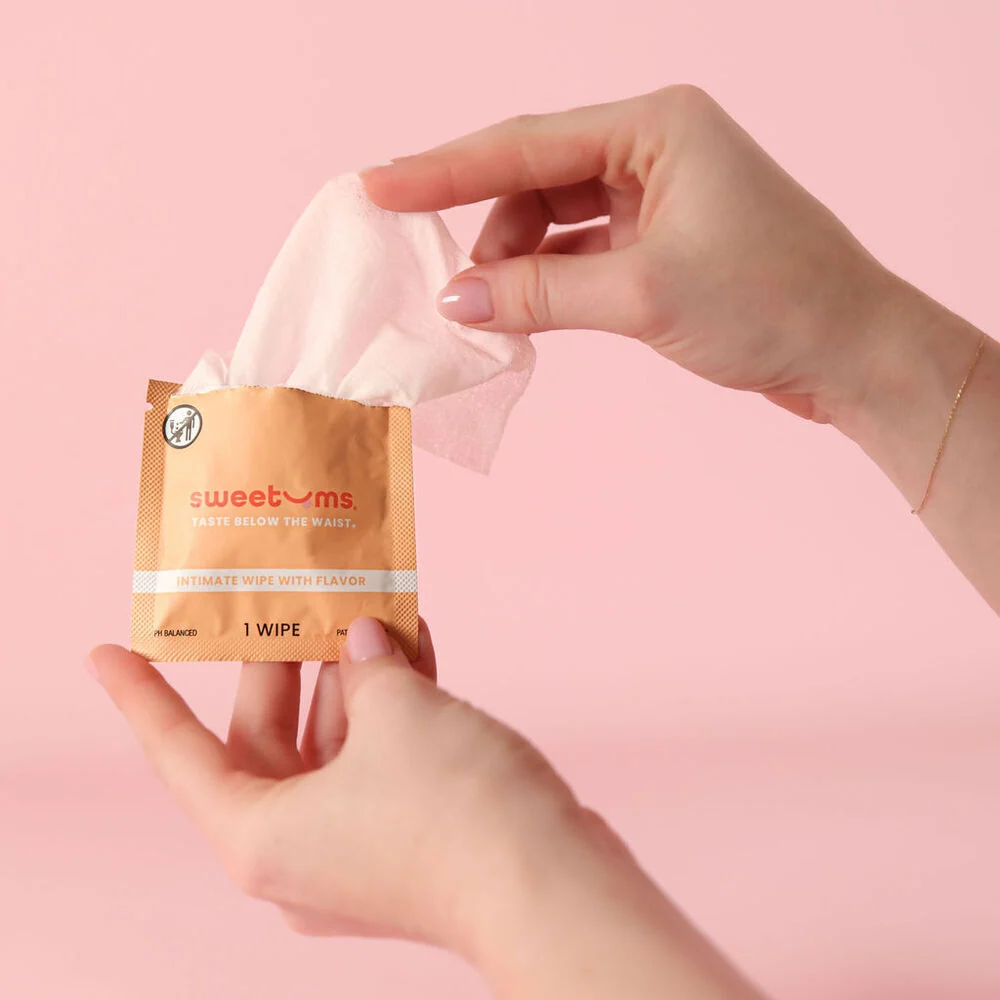 Sweetums Personal Flavored Intimate Wipes