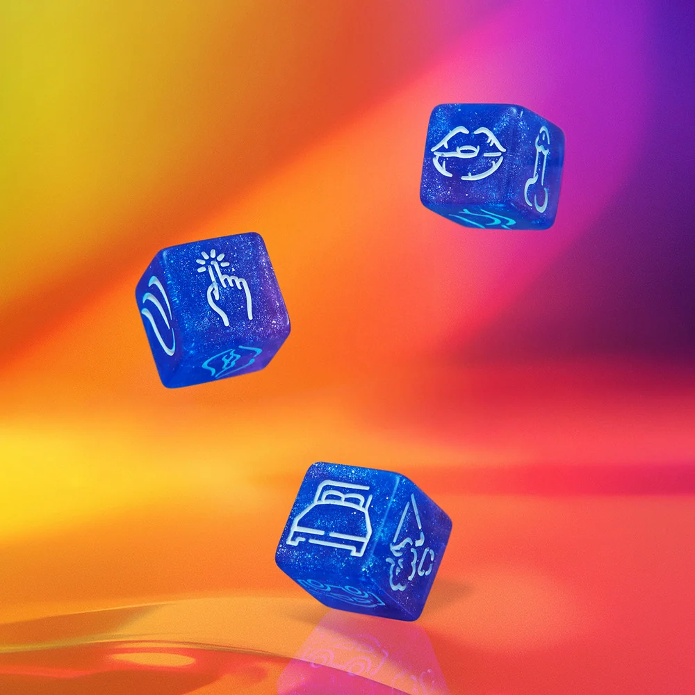 Let's Dice Sexy Dice Game with Action, Body Part and Location Rolls