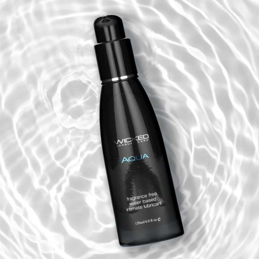 Wicked Sensual Aqua Water-Based Lubricant with Aloe and Vitamin E