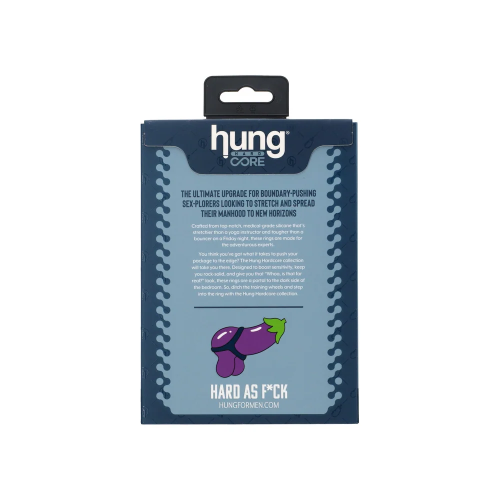 Hung Shield Splitter Liquid Silicone Cock Ring with Splitter