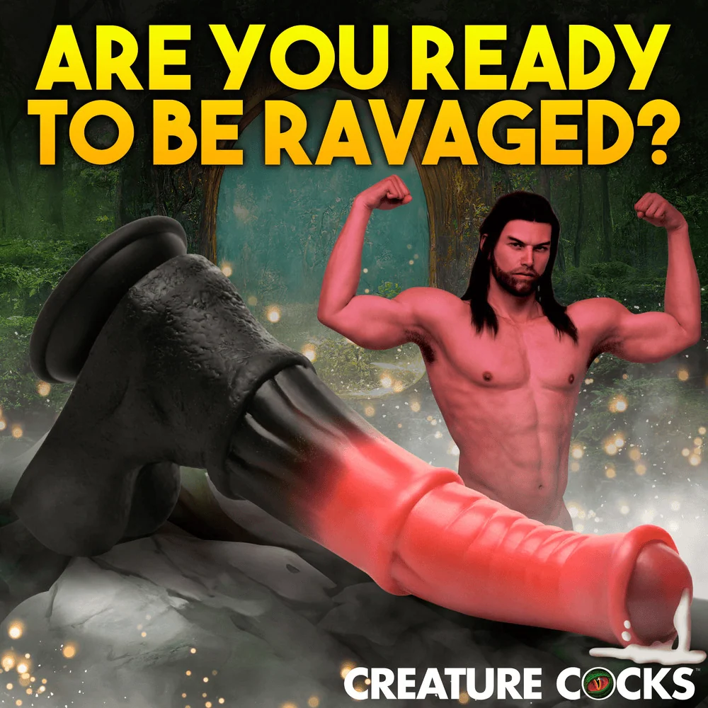 Creature Cocks Centaur Explosion 喷射液体硅胶假阳具