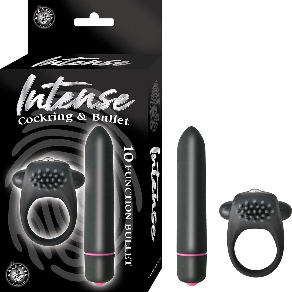 Intense Cockring and Bullet Vibrator Kit for Couples