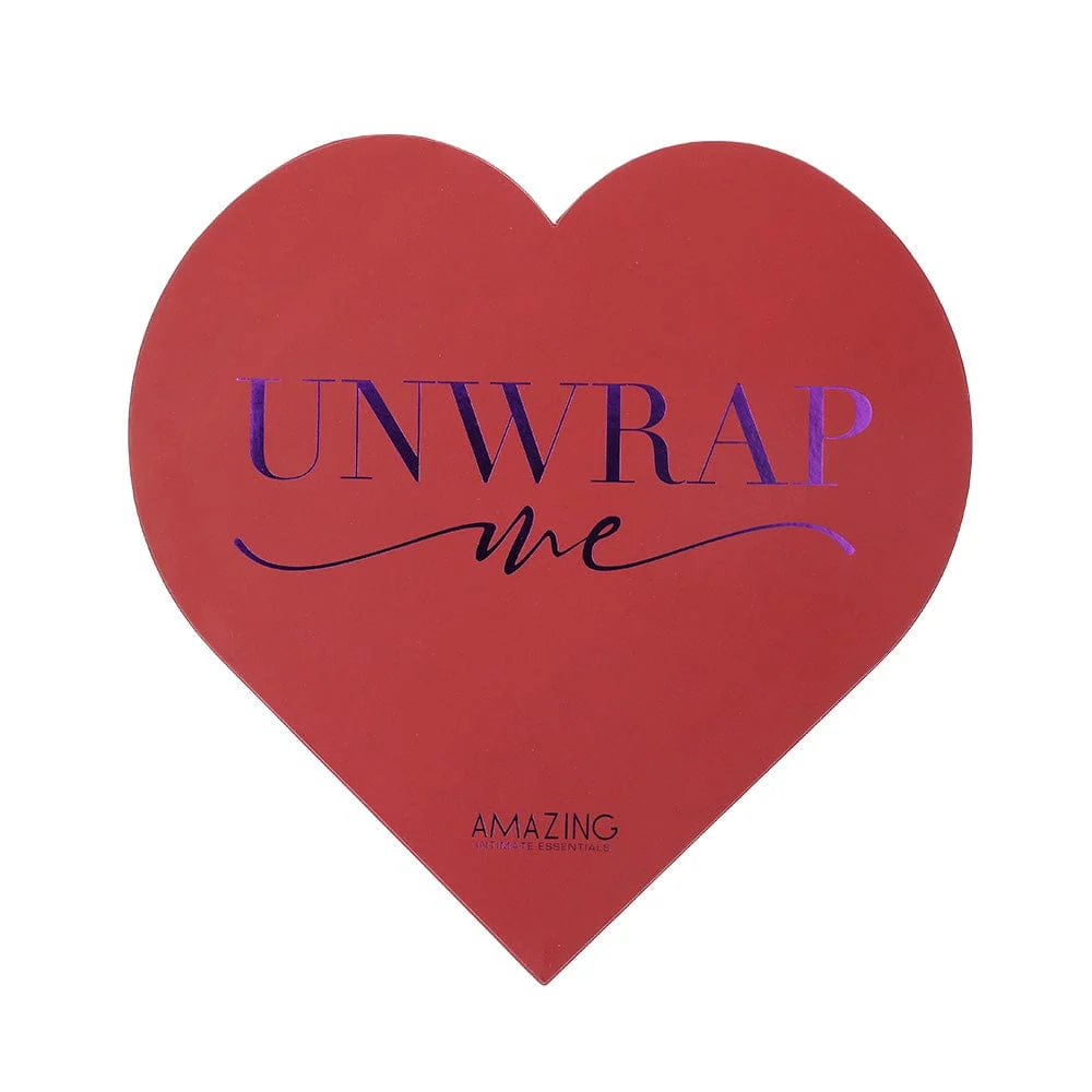 Amazing Unwrap Me 情人节情侣礼盒套装含情侣震动器与 CBD 油