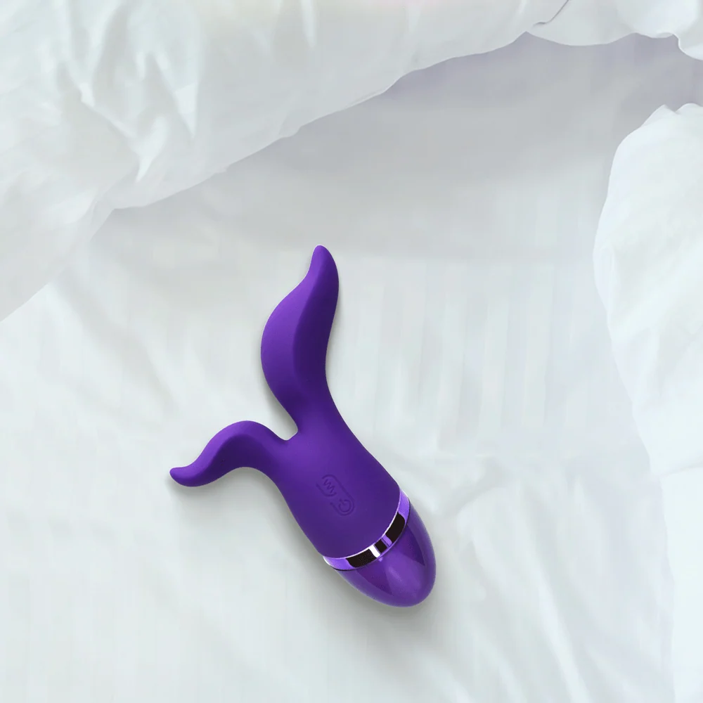 California Exotic Aura Duo Massager with Two Stimulators and 12 Functions