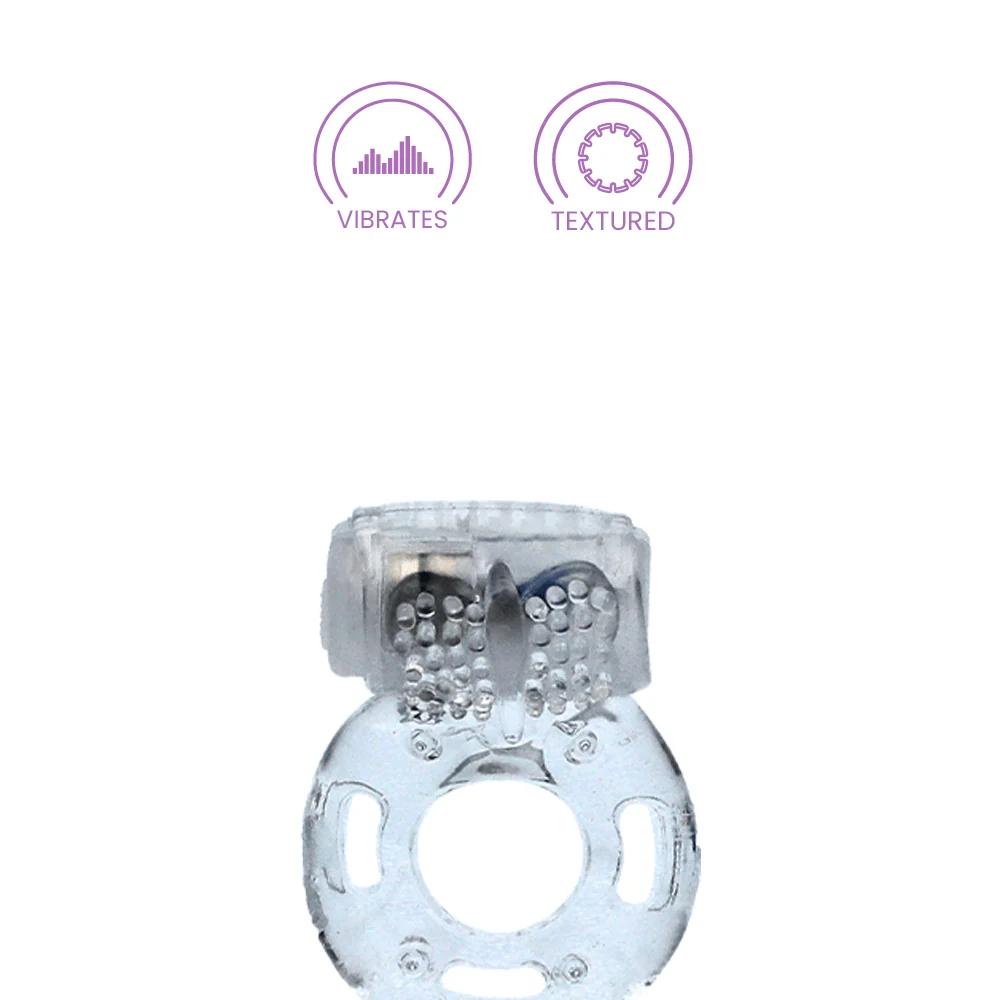 Brahma Vibrating Rodeo Ring Disposable Pleasure Ring