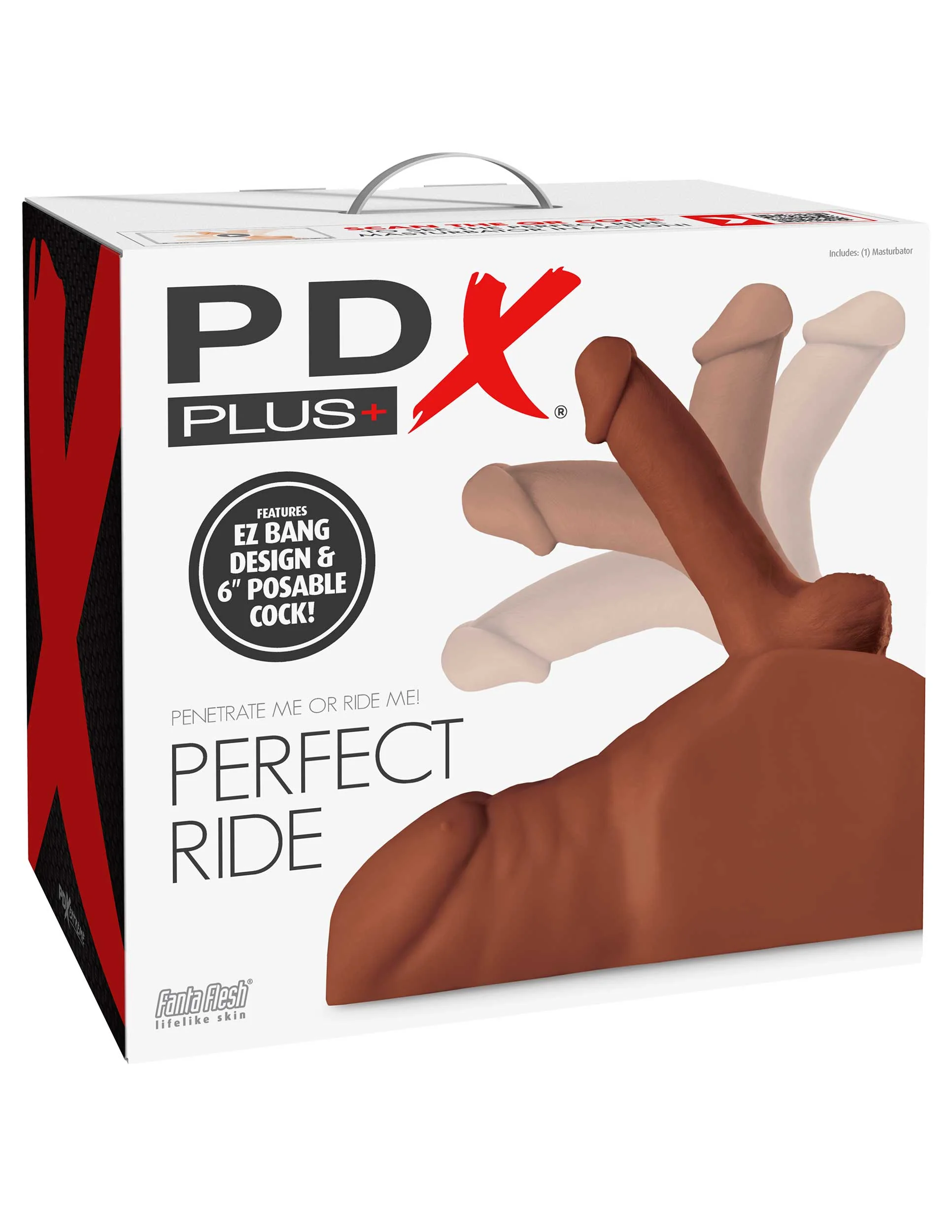 PDX Plus Perfect Ride Mega Masturbator With Posable Cock