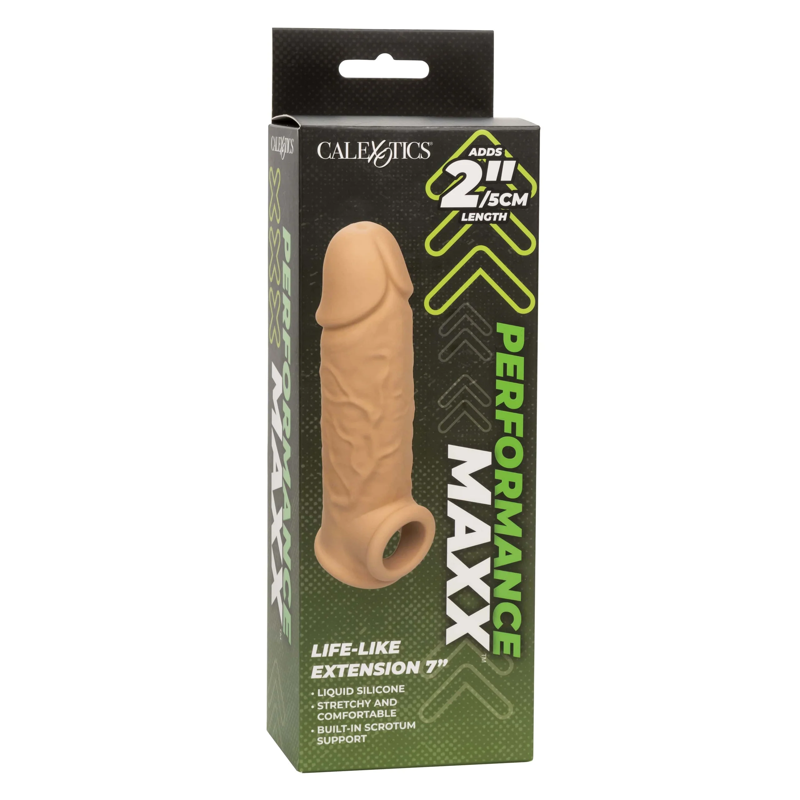 Performance Maxx Life-Like Extension 8 Inch Hollow Silicone Sleeve