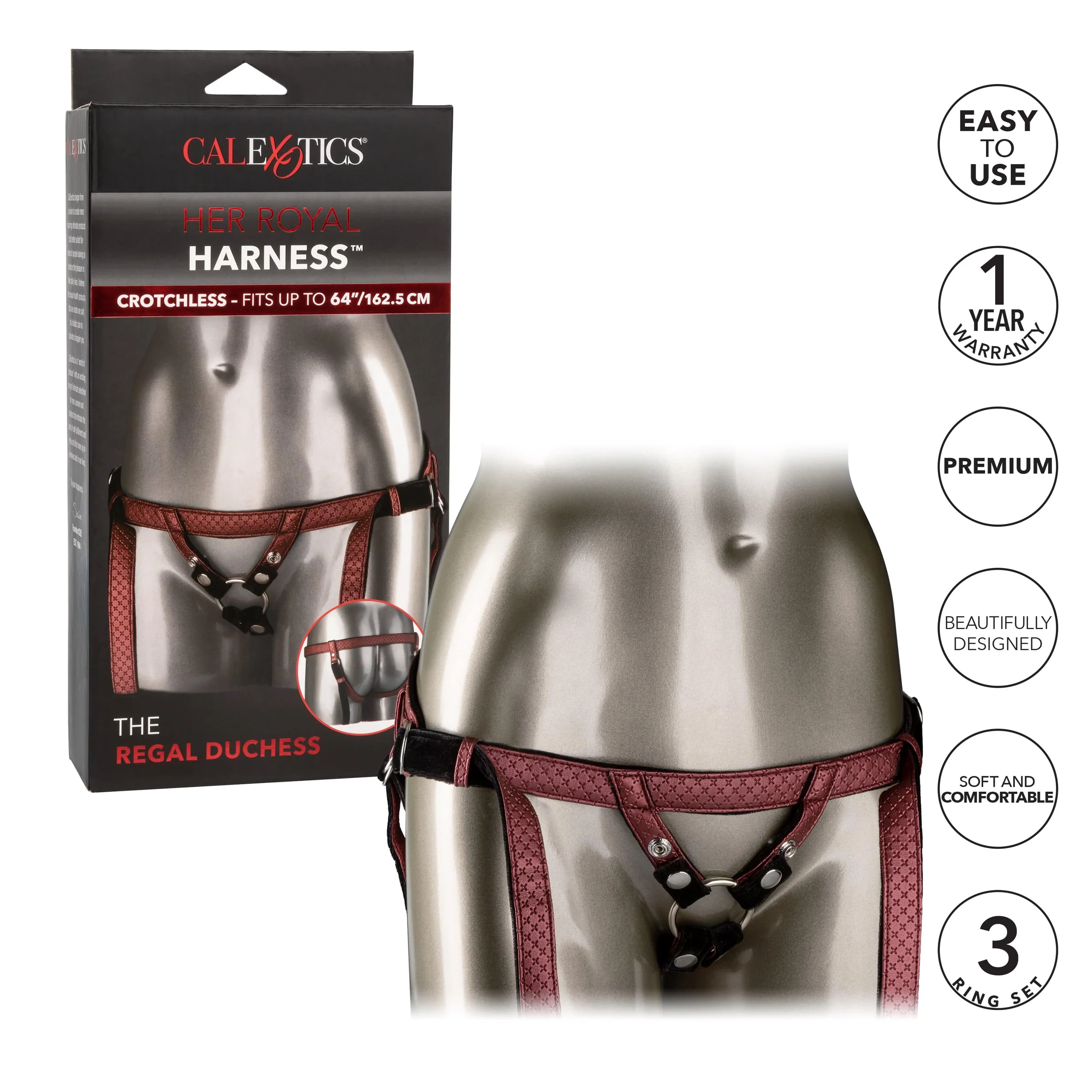 Her Royal Harness™ The Regal® Duchess Bronze O-Ring Harness