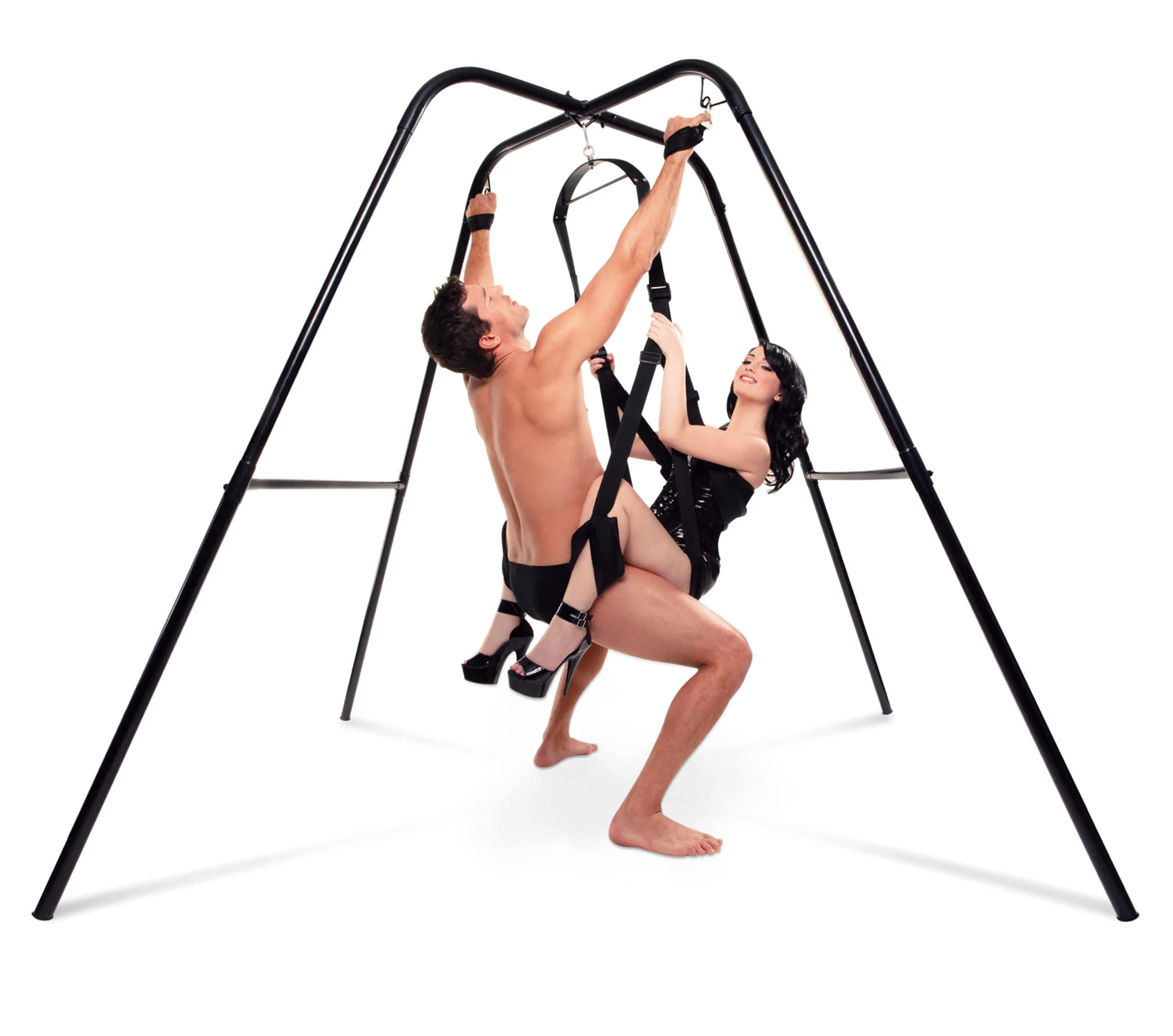 Fantasy Swing Stand Free Standing Steel Frame Holds Up to ⟦K0⟧ lbs