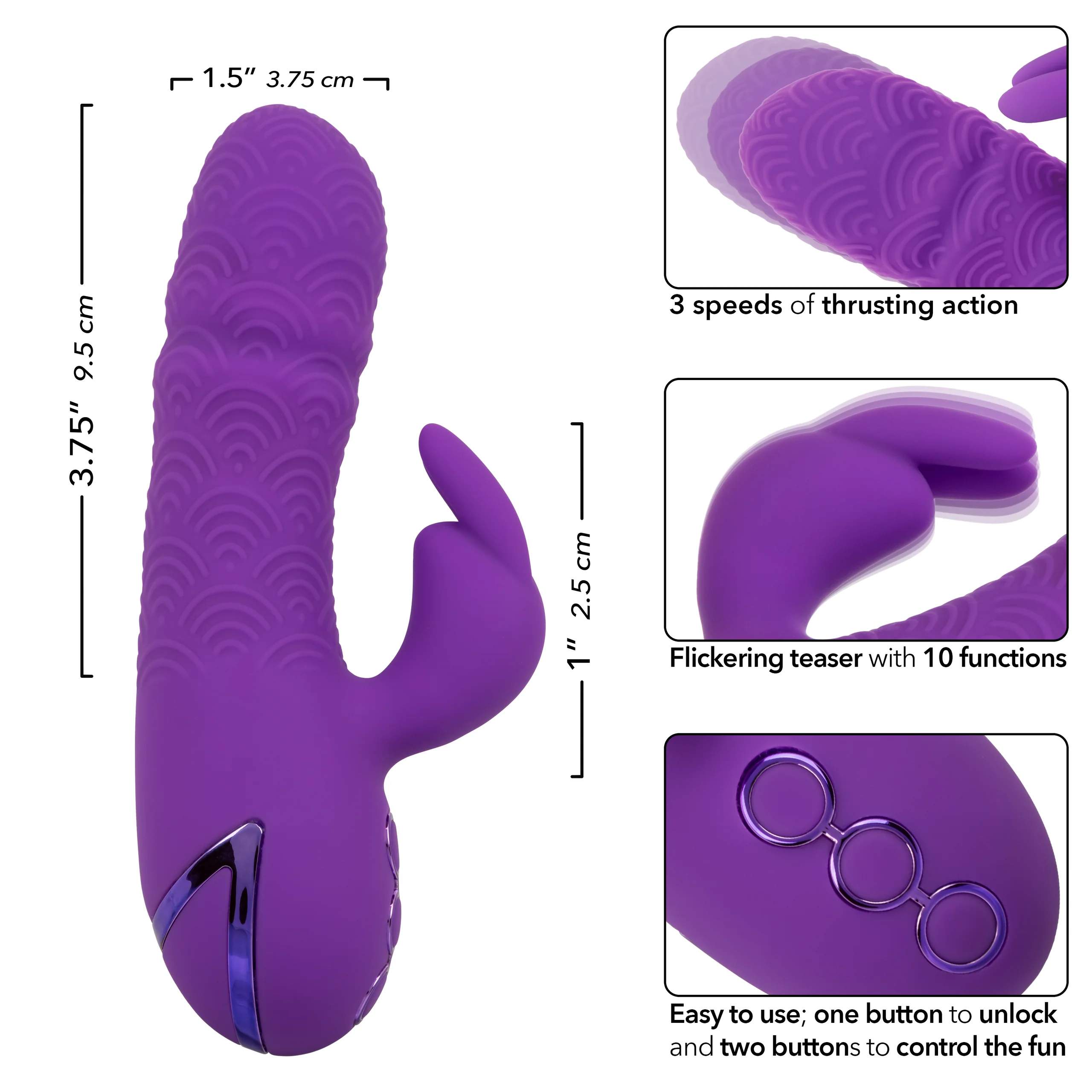 California Dreaming Manhattan Beach Marvel Thrusting Dual Stimulator