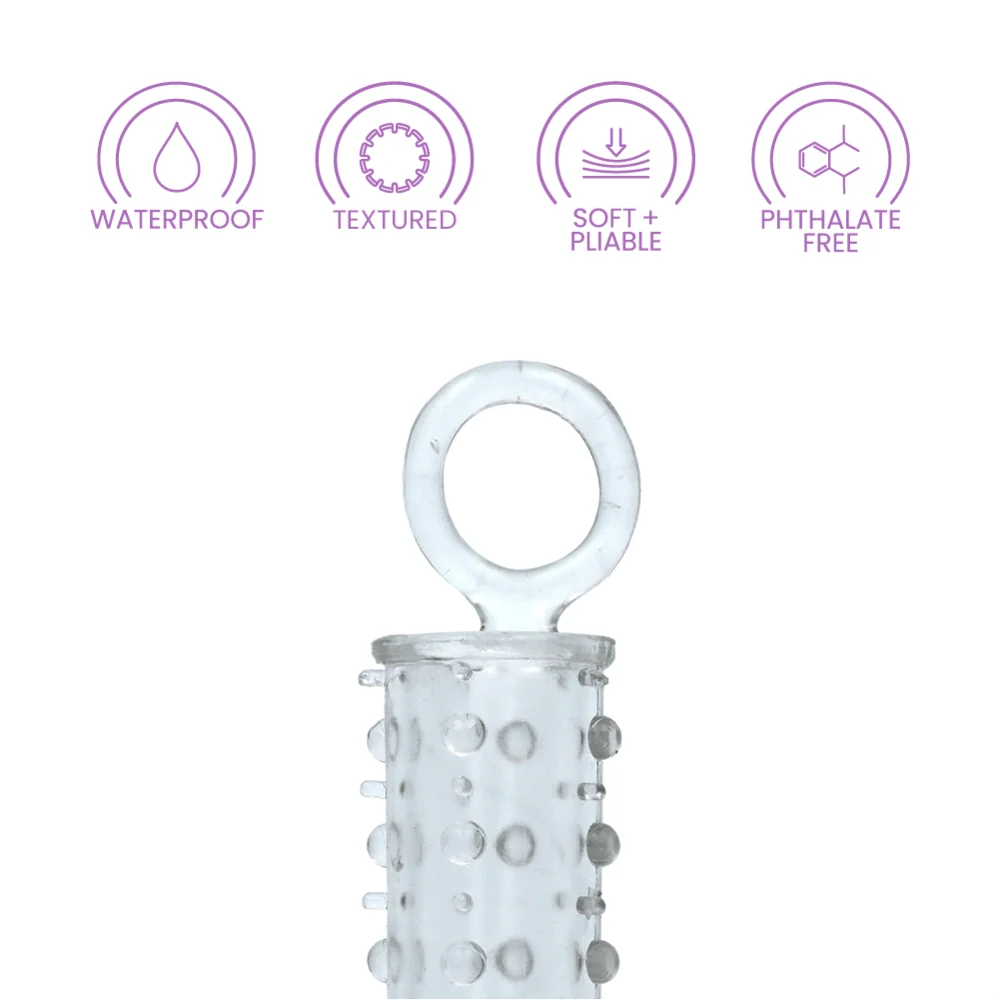 Sensation Enhancer Stretchy Penis Ring with Pleasure Beads