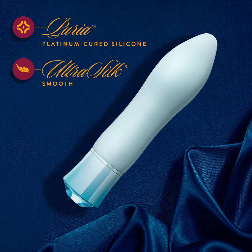 Blush Oh My Gem Ardor Aquamarine Bullet Vibrator for Internal and External Play