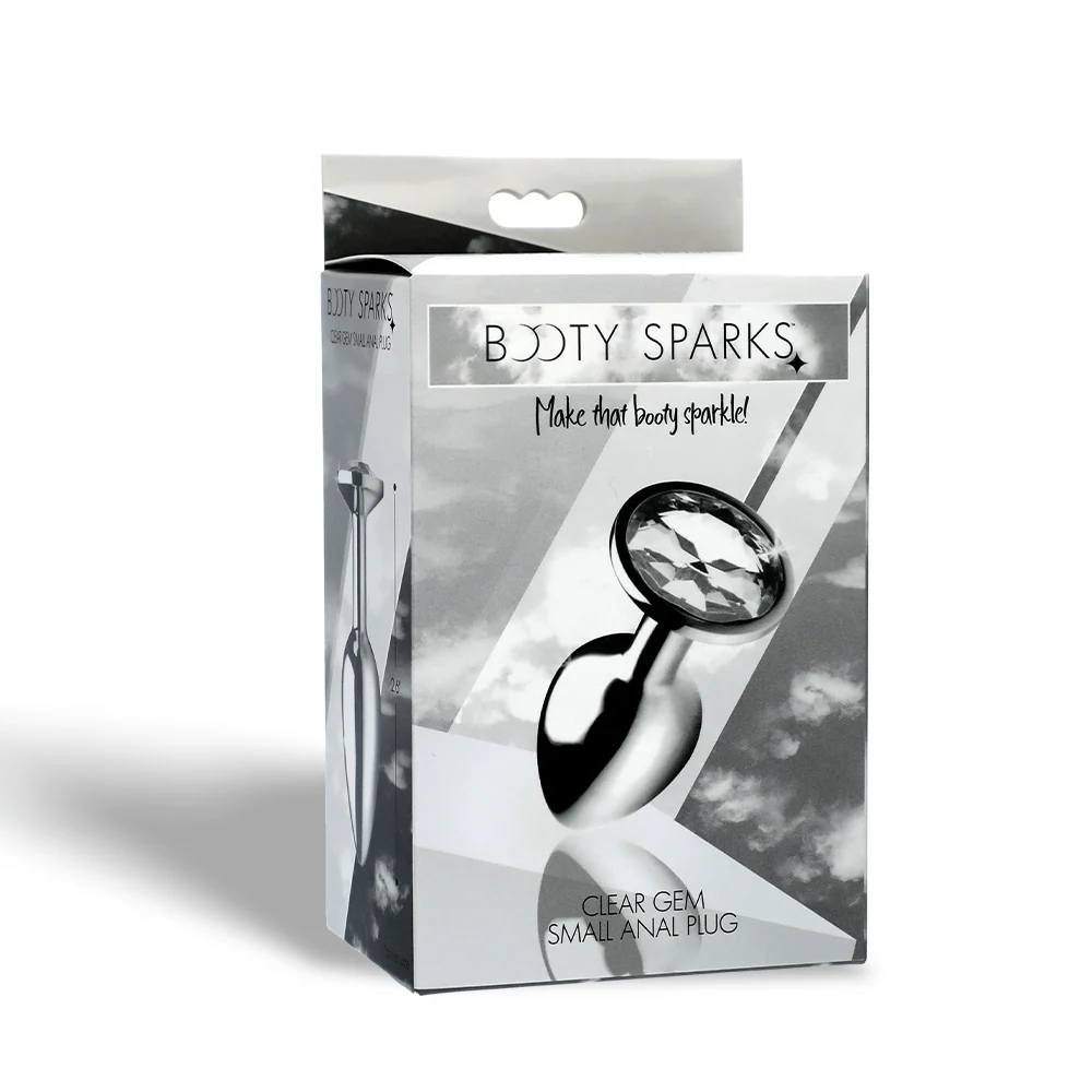 Booty Sparks Gem Anal Plug in Weighted Silvery Aluminum