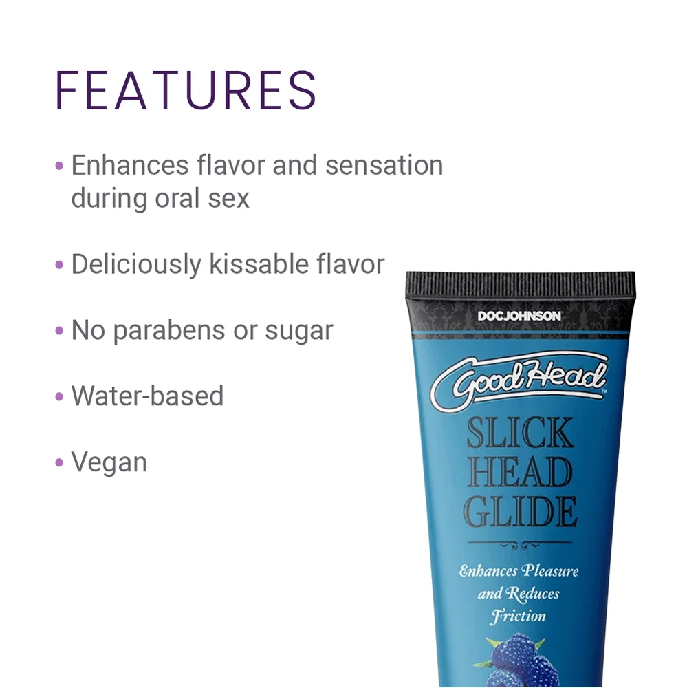 GoodHead Slick Head Glide Mint-Flavored Water-Based Lubricant
