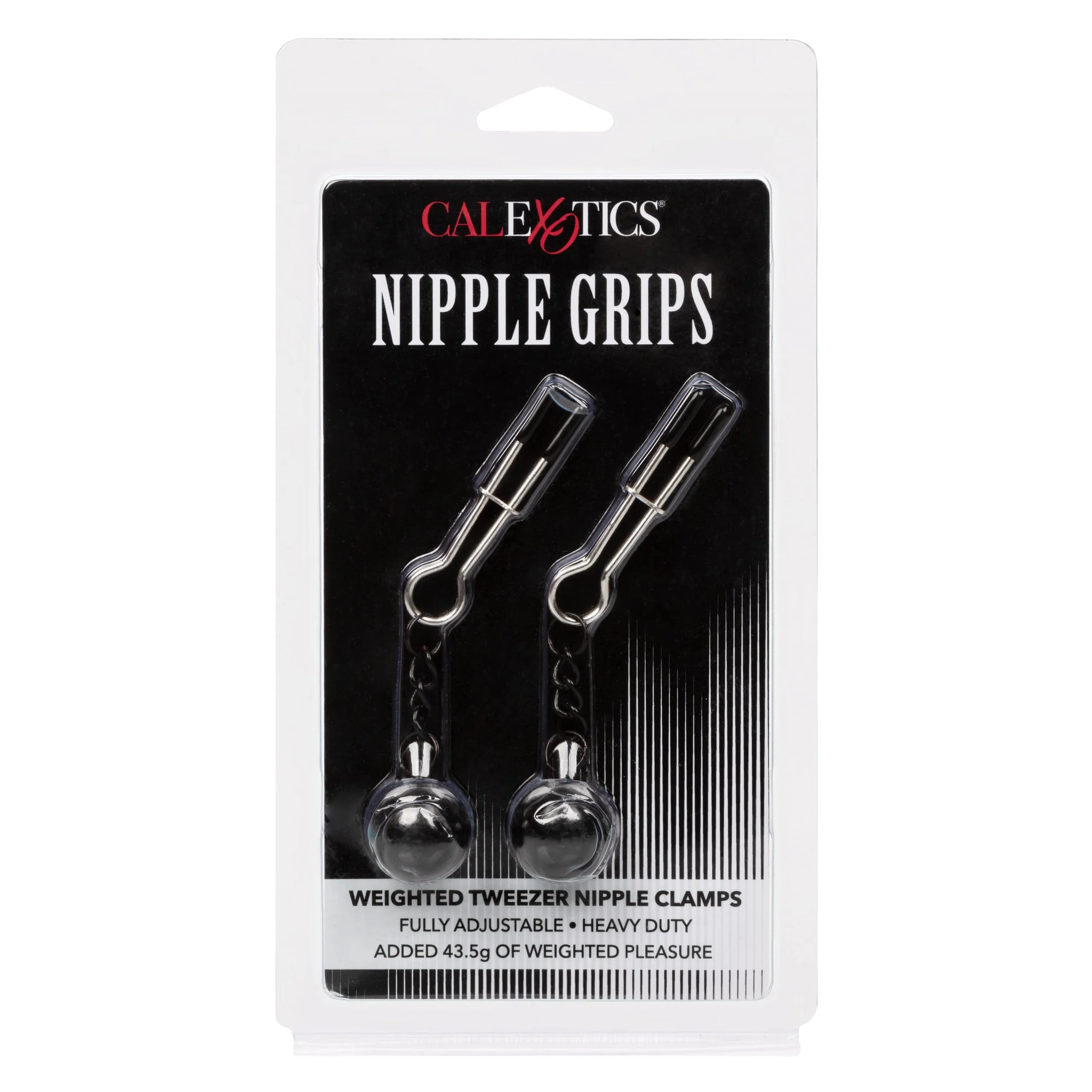 Nipple Play® 加重镊式乳头夹，2 件装