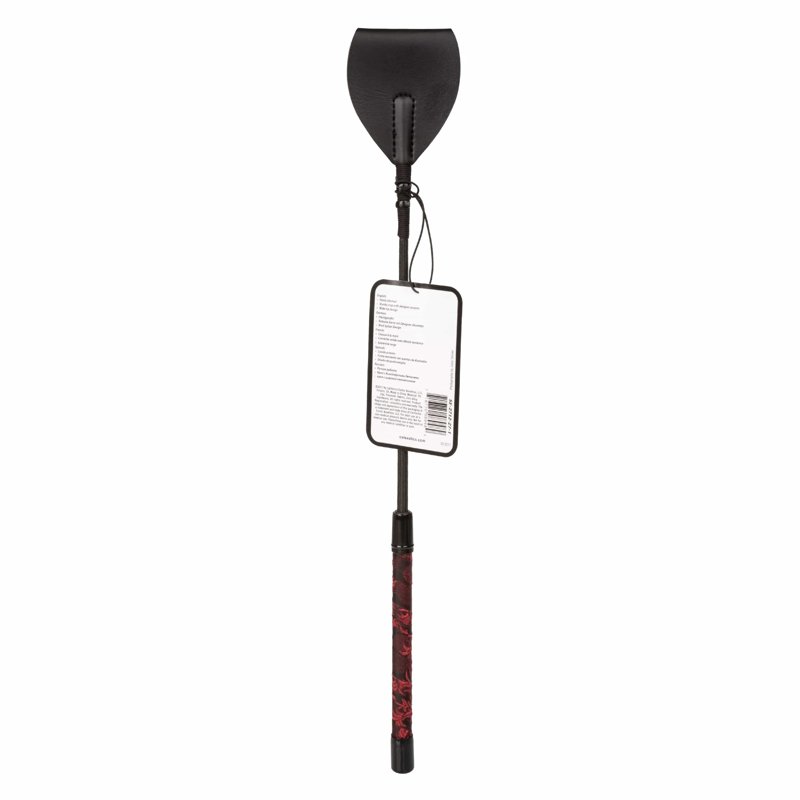 Scandal Wide Tip Crop with Hand-Stitched Tip and Designer Handle