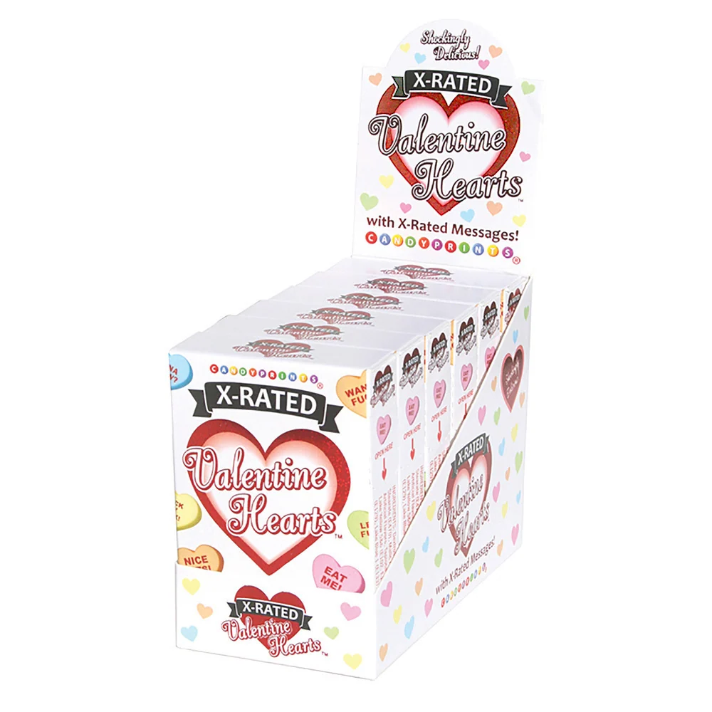 Little Genie X-Rated Valentines Candy Hearts with Risqué Messages